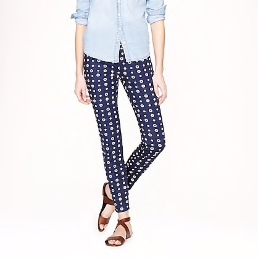 J.Crew Minnie Pants in Foulard